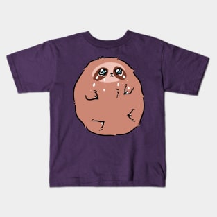 Sad Li'l Jelly Bean Sloth Kids T-Shirt